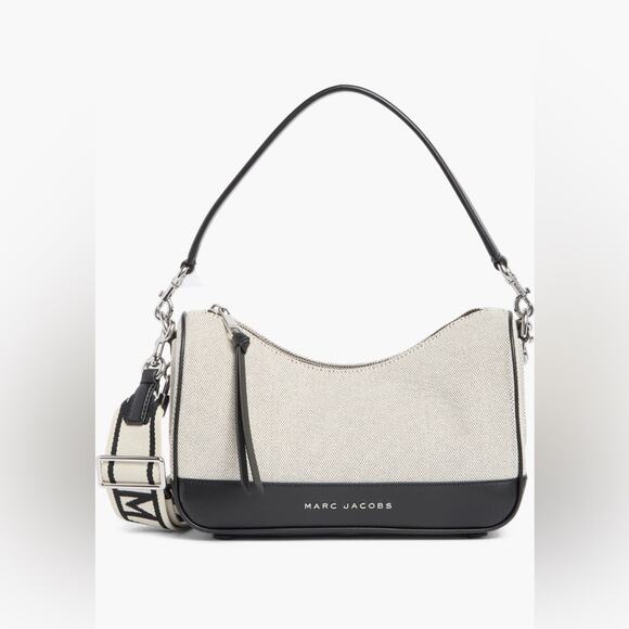 Marc Jacobs Black and Cream Shoulder Bag - Picture 1 of 8
